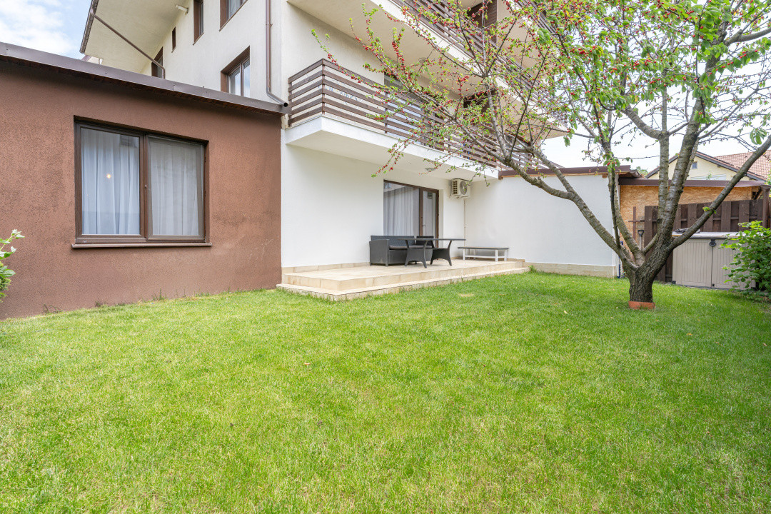Apartament premium cu gradina