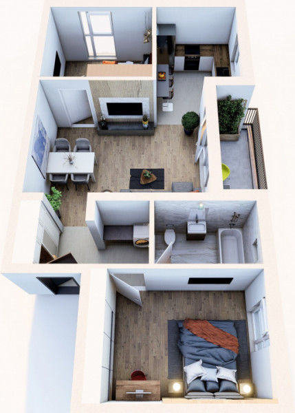 Prima ta casa poate fi aceasta – 3 camere + gradina, 0% comision!