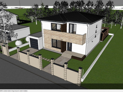 Casa si curte spatioasa in Ghimbav, finisaje premium