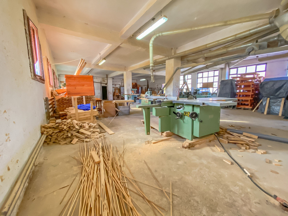 Vânzare fabrică producție lemn Tulghes, utilaje + uscător incluse Comision 0%