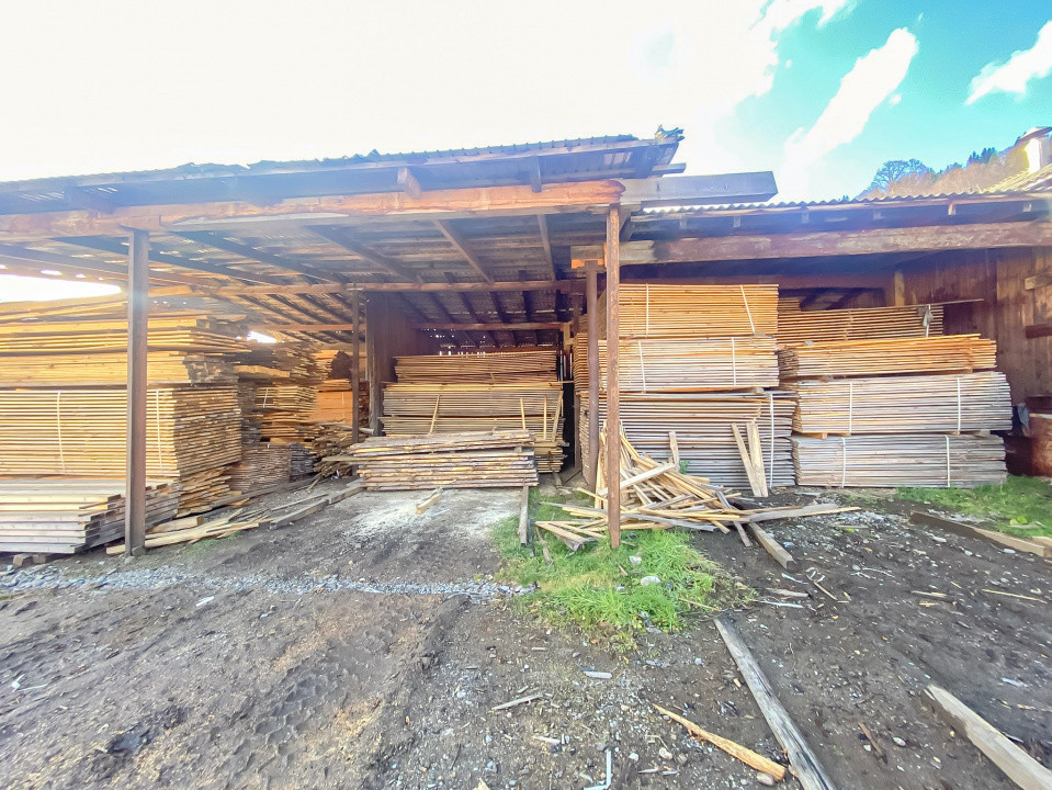 Vânzare fabrică producție lemn Tulghes, utilaje + uscător incluse Comision 0%