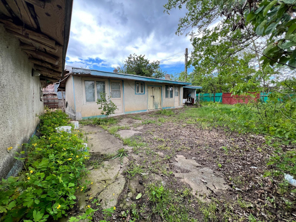 Casă + teren 4430 mp, vie și pomi fructiferi, 22 km de Tecuci