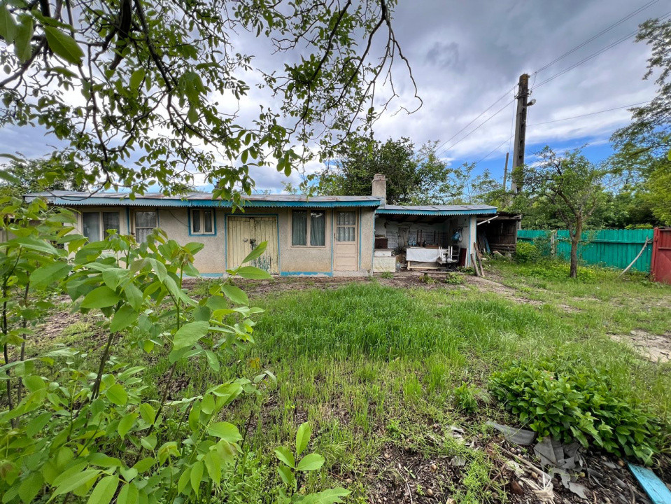 Casă + teren 4430 mp, vie și pomi fructiferi, 22 km de Tecuci