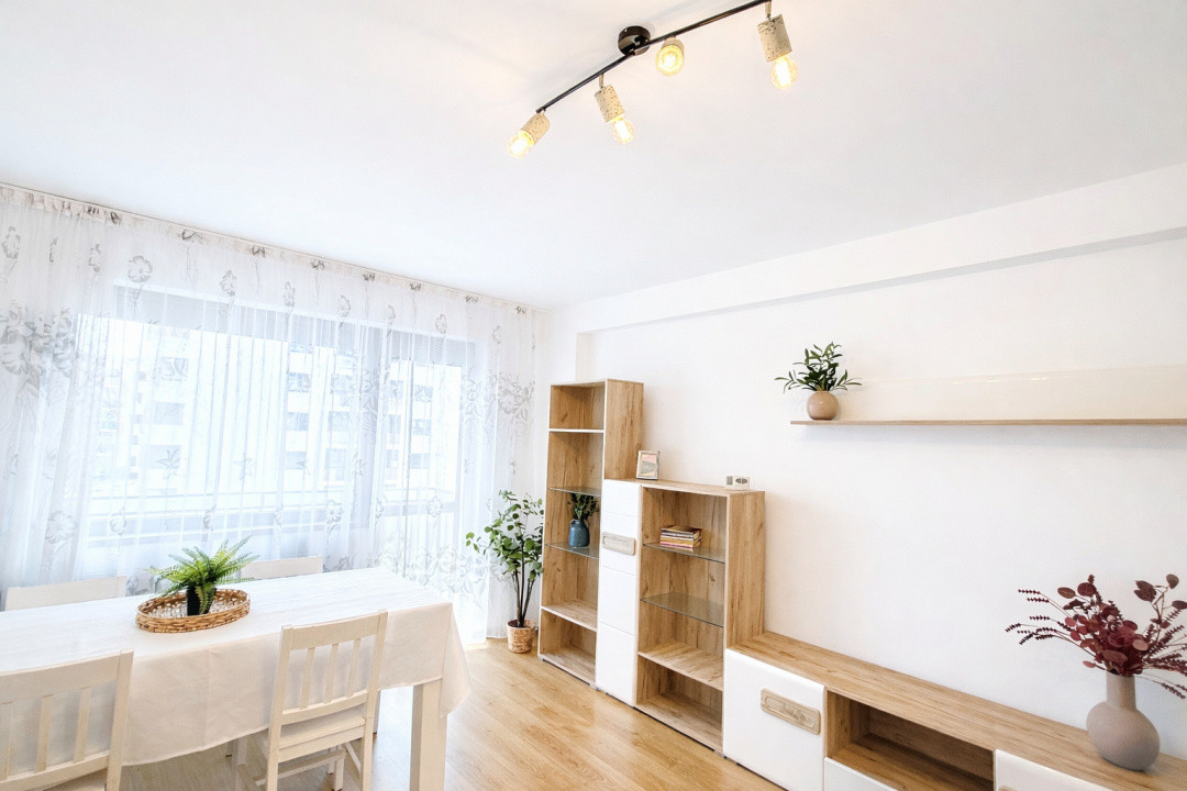 Apartament 2 camere | Decomandat, balcon + parcare –  zona Coresi Mall  📍