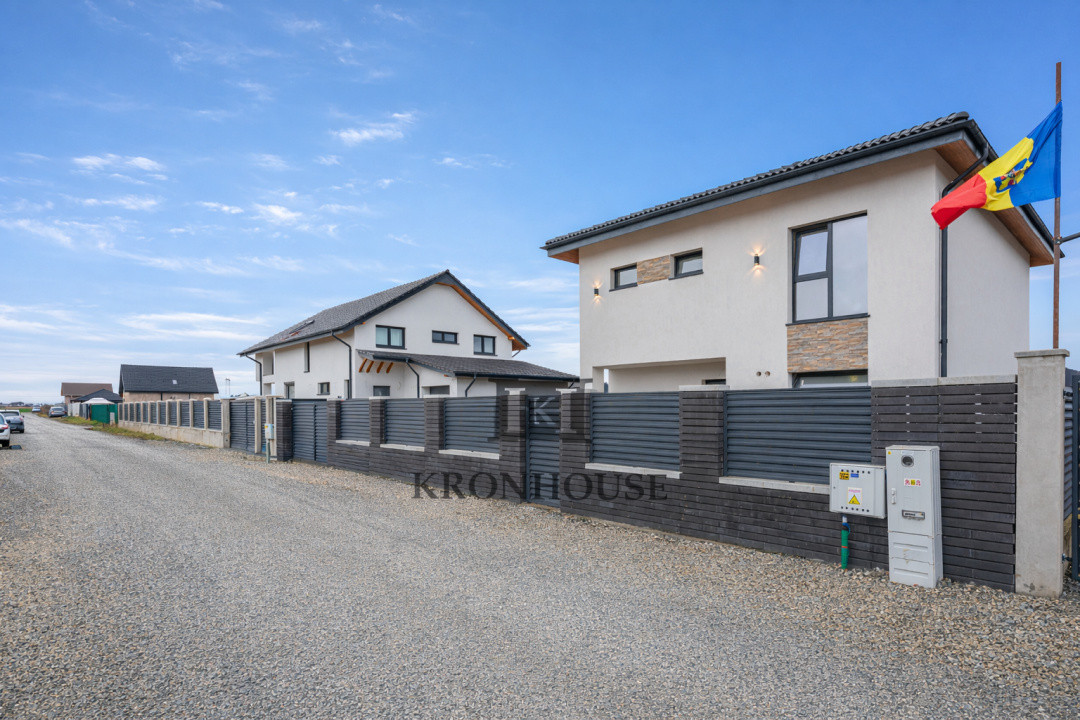 CASA NOUA PREMIUM IN HARMAN – CURTE AMENAJATA, PREGATITA PENTRU EV