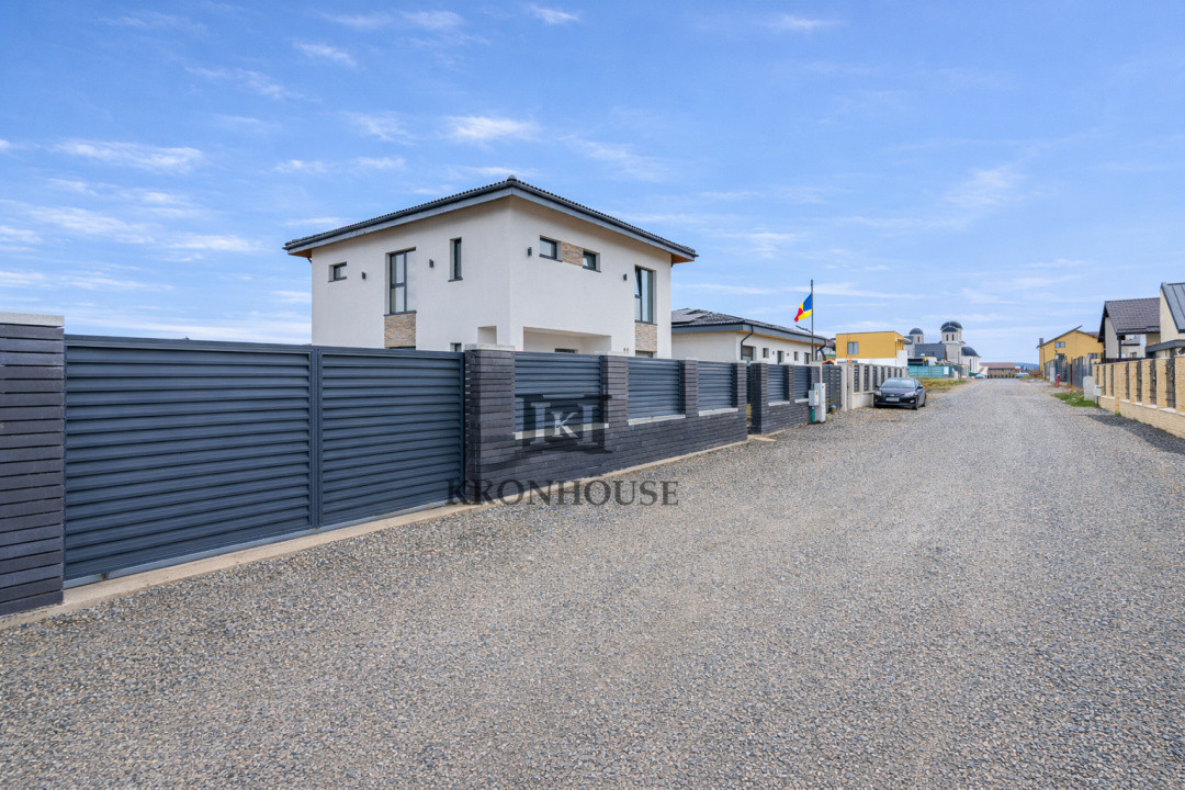 CASA NOUA PREMIUM IN HARMAN – CURTE AMENAJATA, PREGATITA PENTRU EV