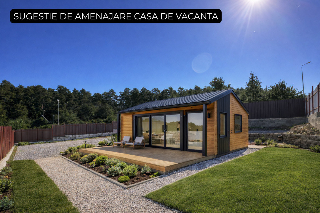 Refugiu la liziera padurii — teren ideal pentru casuta de vacanta