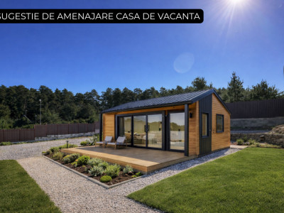 Refugiu la liziera padurii — teren ideal pentru casuta de vacanta