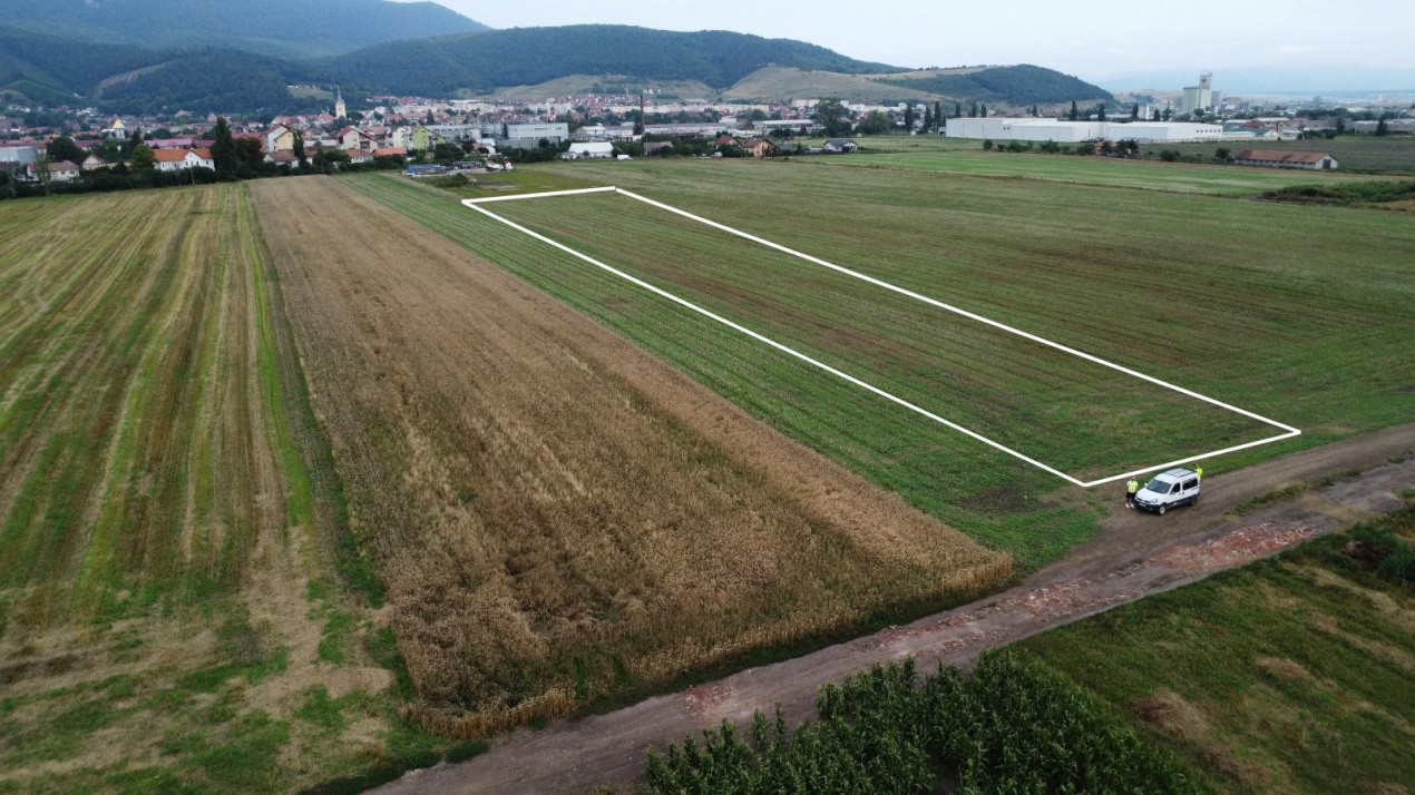 Teren industrial  Codlea – intravilan, ideal hala/depozit/ logistica