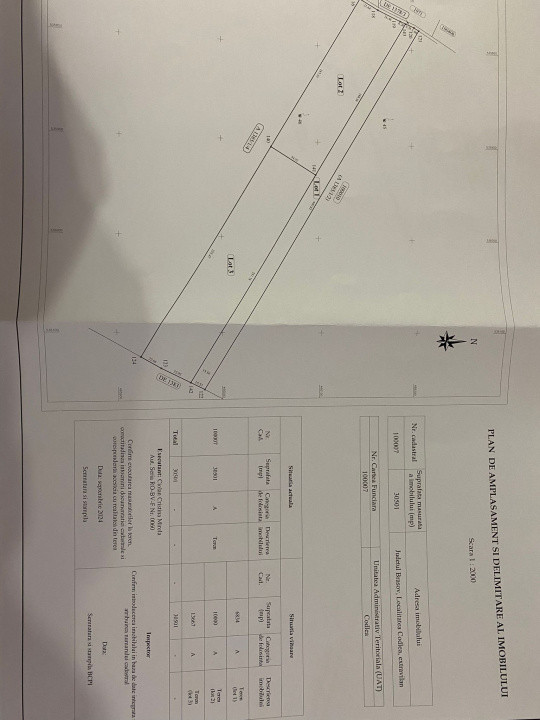 Teren industrial  Codlea – intravilan, ideal hala/depozit/ logistica