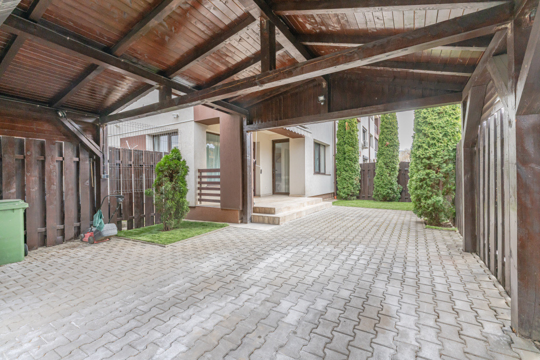 Apartament modern, curte privata, mobilat complet