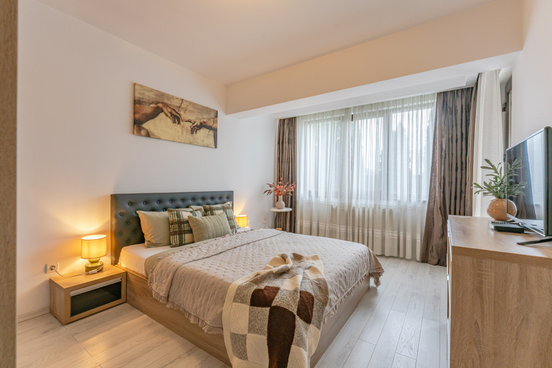 Apartament modern, curte privata, mobilat complet