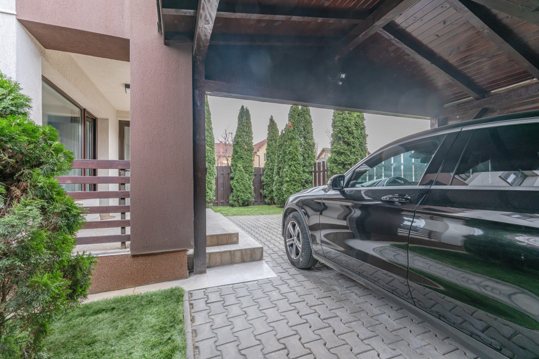 Apartament modern, curte privata, mobilat complet