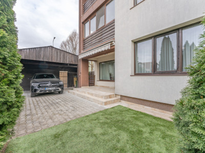 Apartament modern, curte privata, mobilat complet