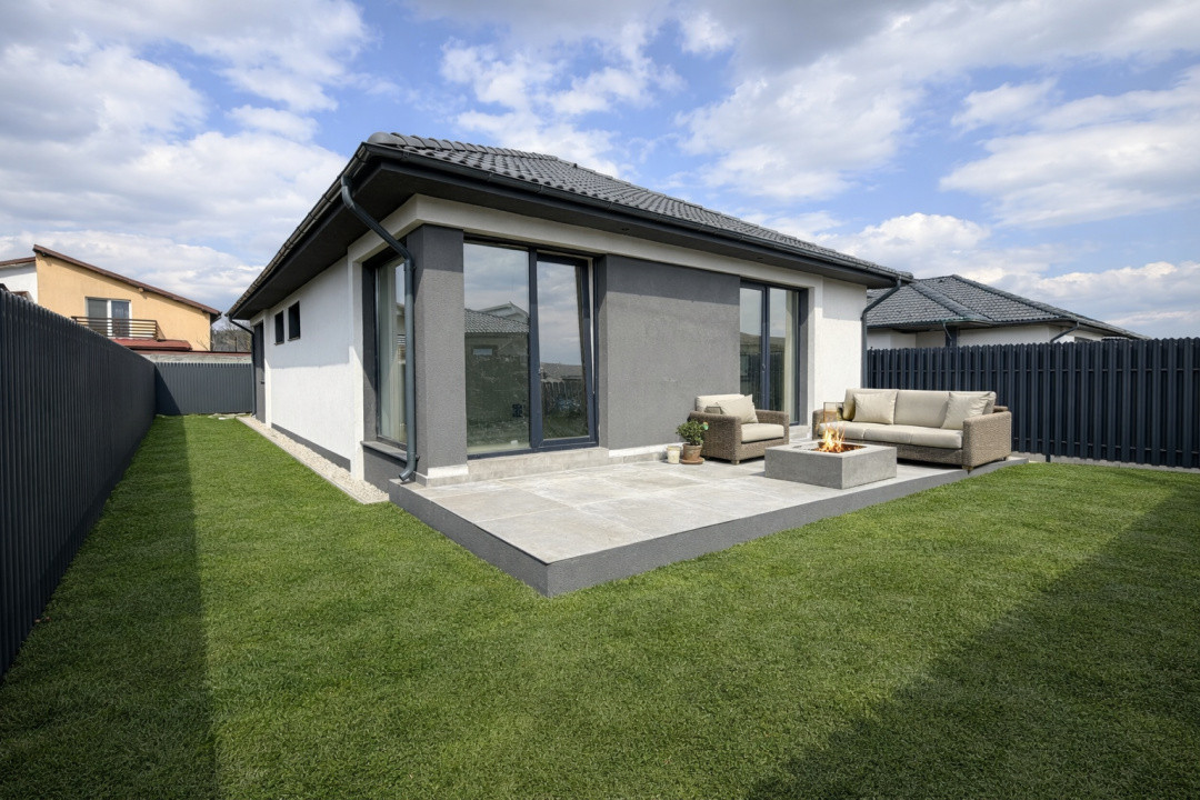 Casa dispusa pe parter, constructie noua