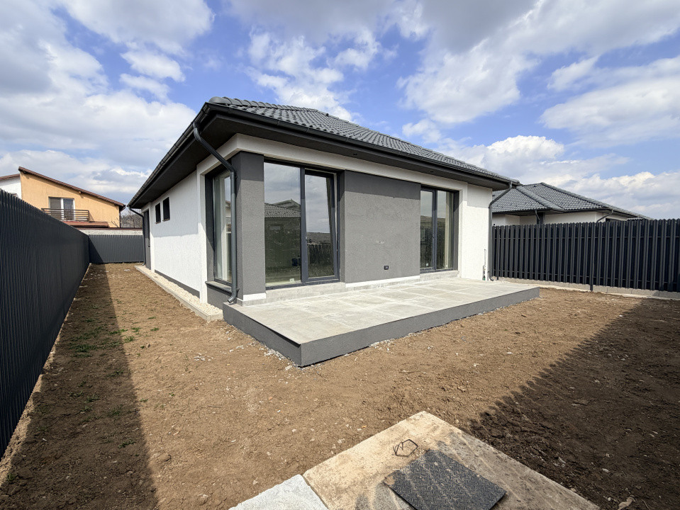 Casa dispusa pe parter, constructie noua