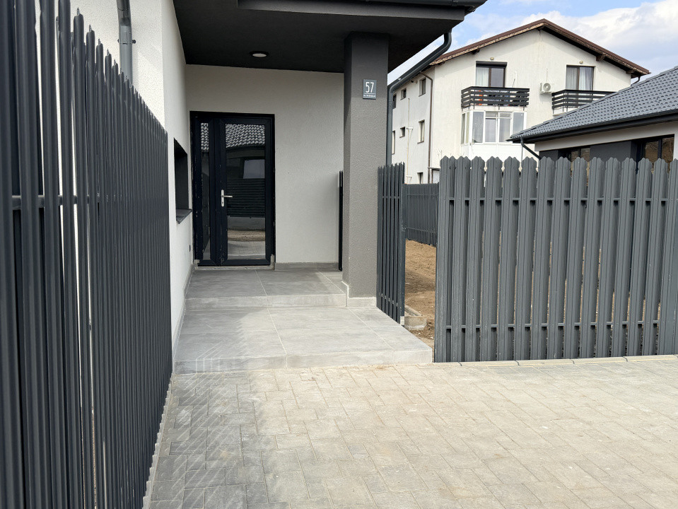 Casa dispusa pe parter, constructie noua