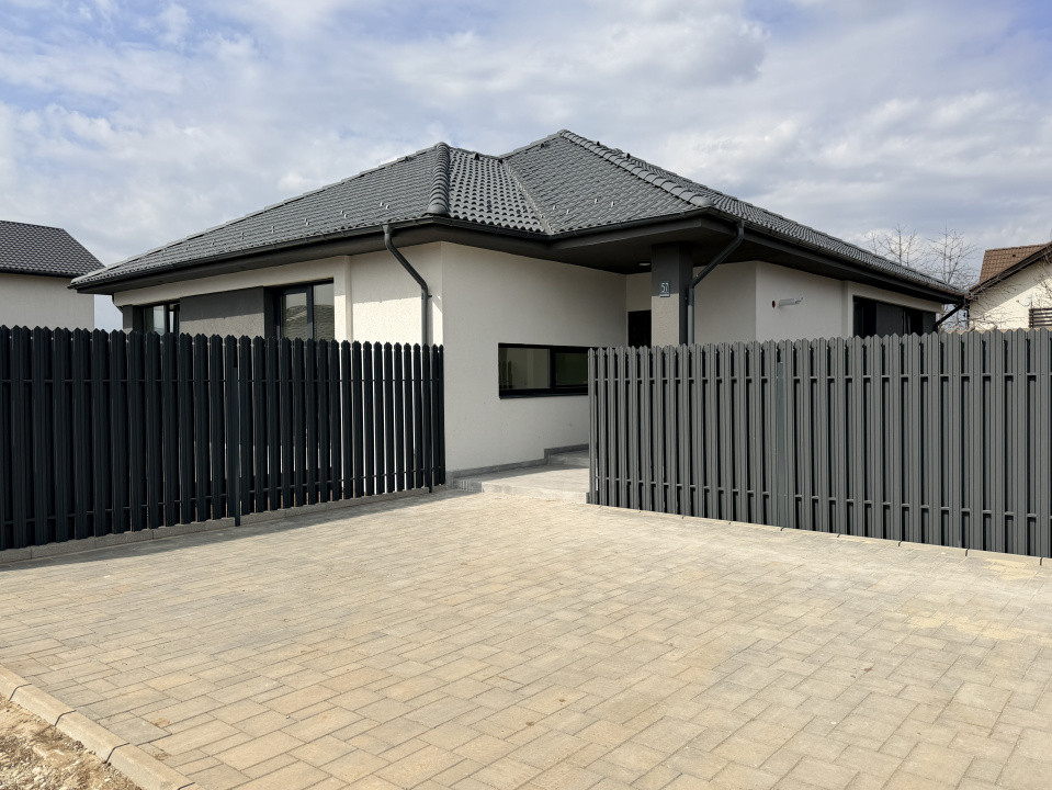 Casa dispusa pe parter, constructie noua