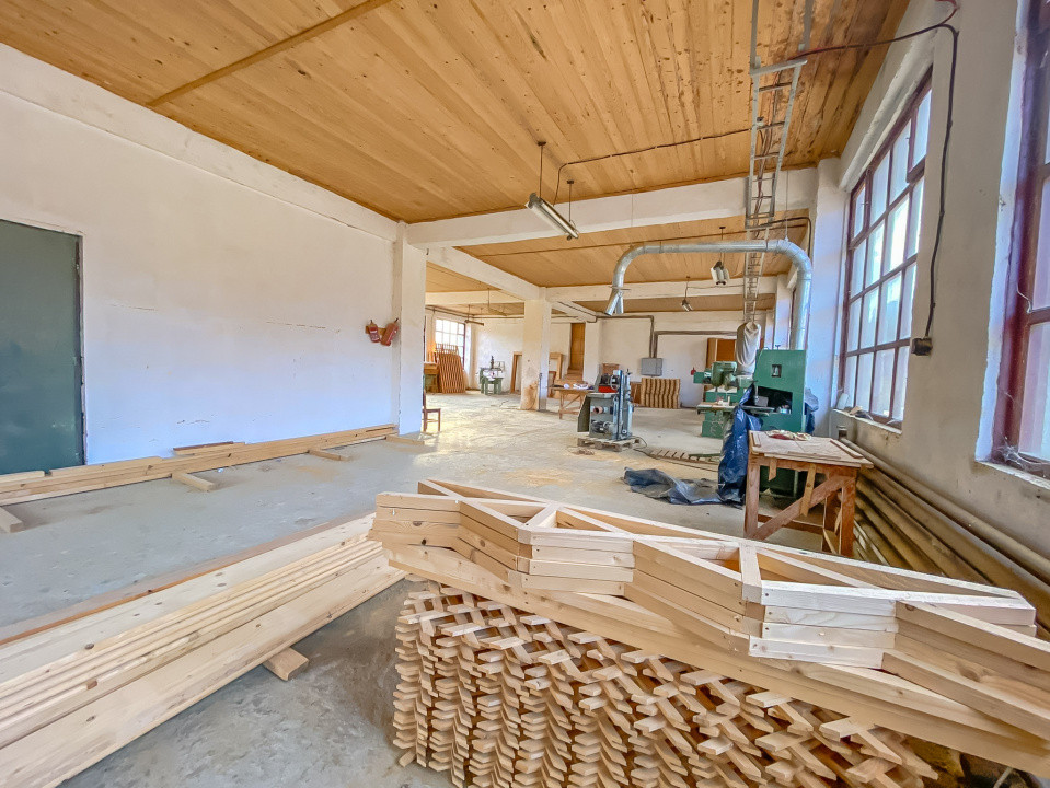 Vânzare fabrică producție lemn Tulghes, utilaje + uscător incluse Comision 0%