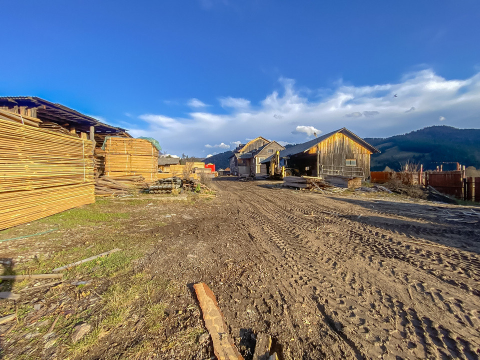 Vânzare fabrică producție lemn Tulghes, utilaje + uscător incluse Comision 0%