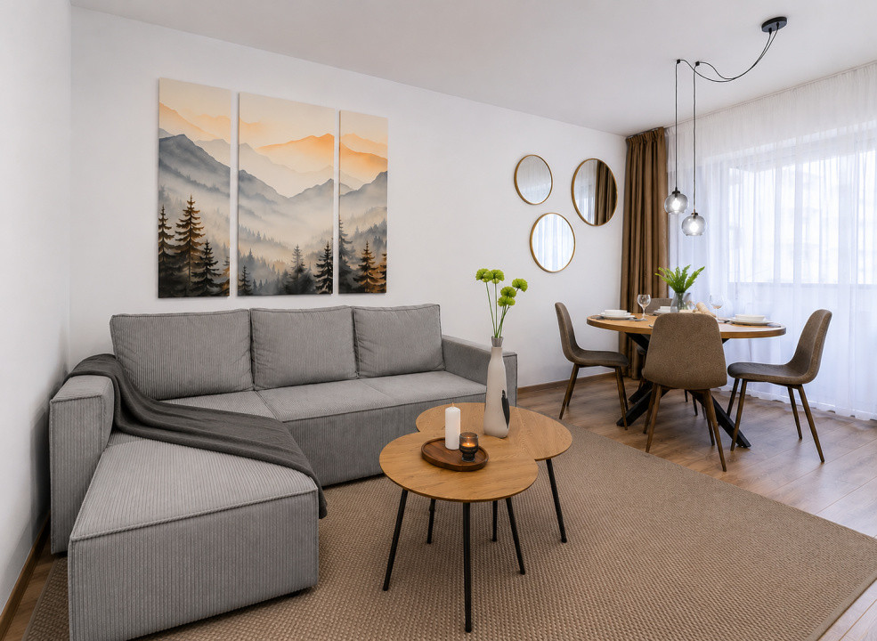 Prima inchiriere | Sunnyville Plus Racadau | 2 camere | Parcare | Vedere Tampa