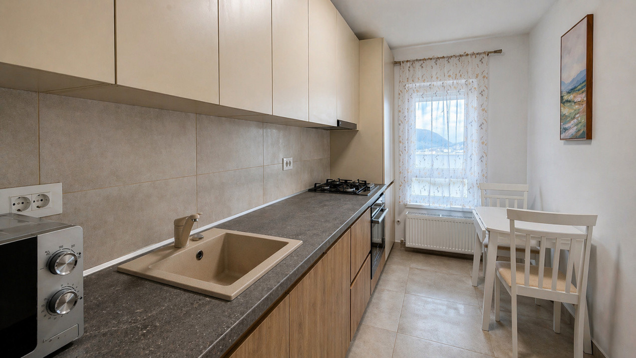 Apartament cu 2 camere l Prima inchiriere l Parcare subterana
