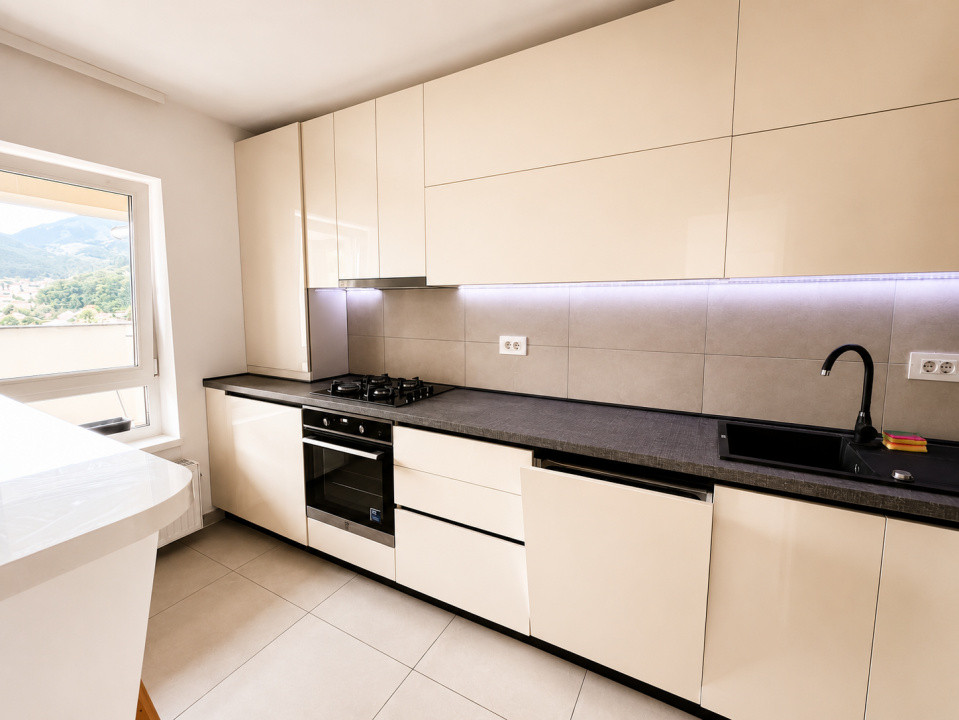 Apartament modern cu două camere în bloc nou