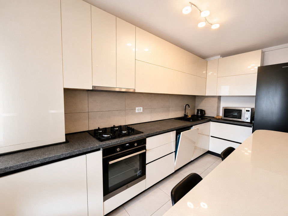 Apartament modern cu două camere în bloc nou