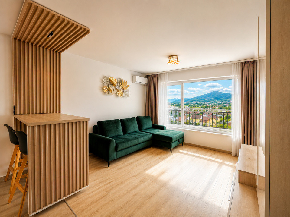Apartament modern cu două camere în bloc nou