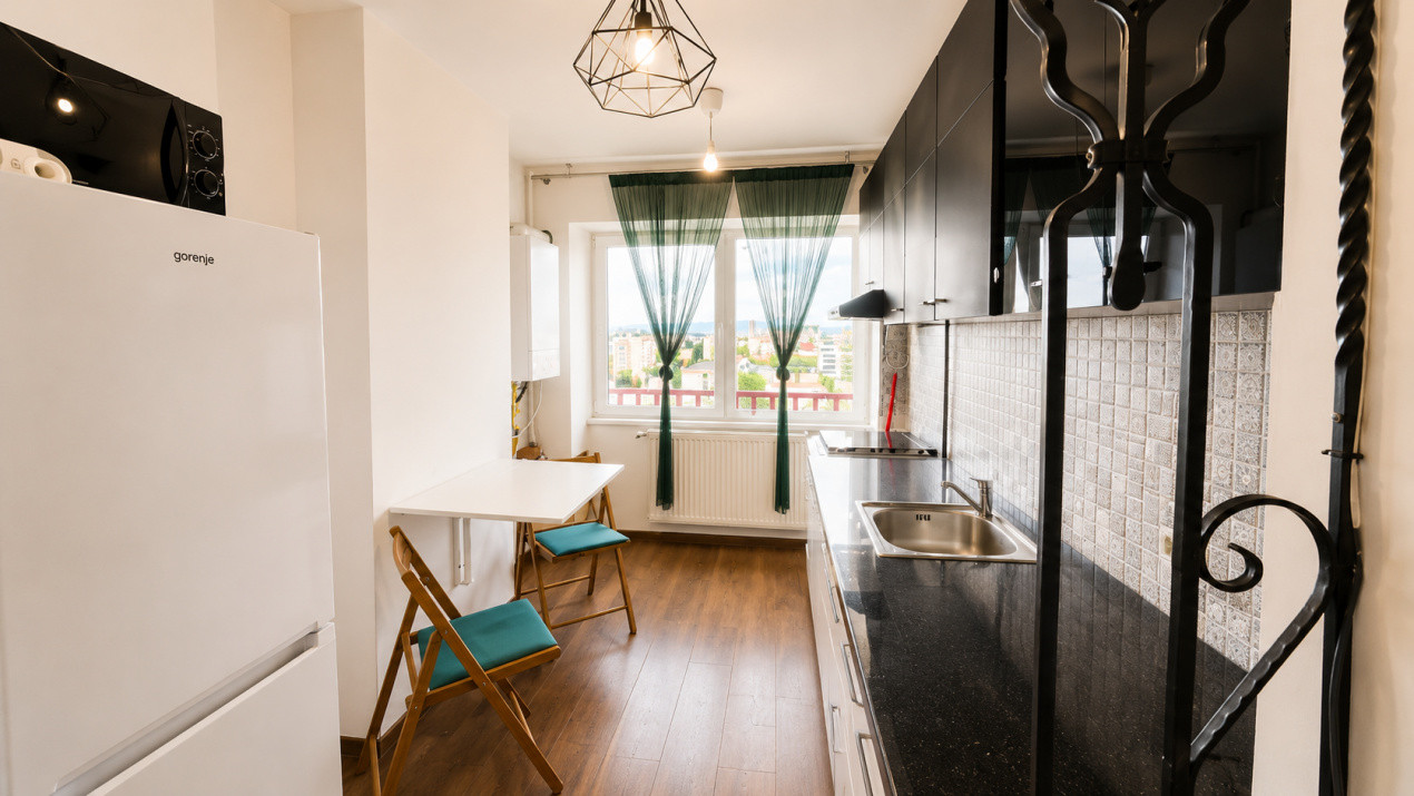 Garsoniera spatioasa | Bucatarie open-space | Zona Onix  