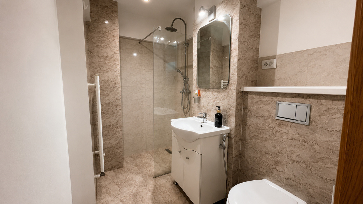 Garsoniera spatioasa | Bucatarie open-space | Zona Onix  