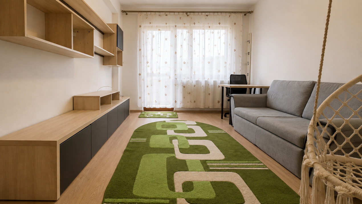 Apartament 2 camere | decomandat | gradina proprie | Tractorul - Parcare Inclusa