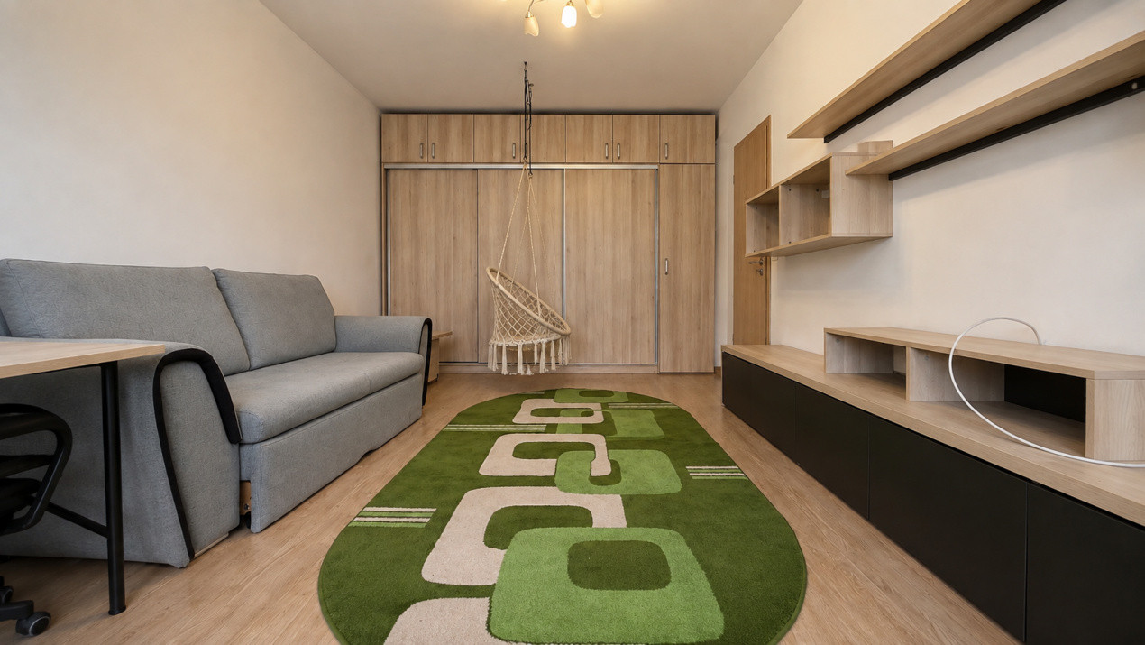 Apartament 2 camere | decomandat | gradina proprie | Tractorul - Parcare Inclusa