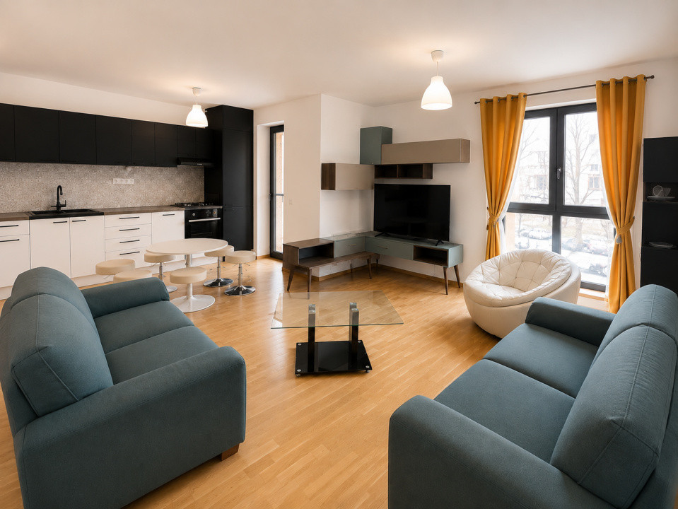 Studio generos 60 mp | Bloc nou | Avram Iancu | Balcon 