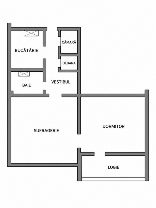 Apartament insorit,  cu mult potential, langa AFI mall/Tribunal/Directia Fiscala