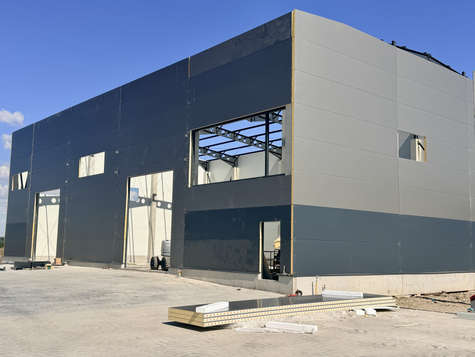 Hala industriala, constructie noua, prima inchiriere