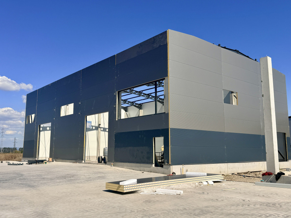 Hala industriala, constructie noua, prima inchiriere