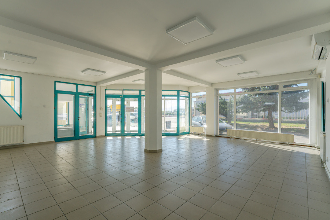 Hală 664 mp cu showroom, lift marfă și 15 parcări Brașov