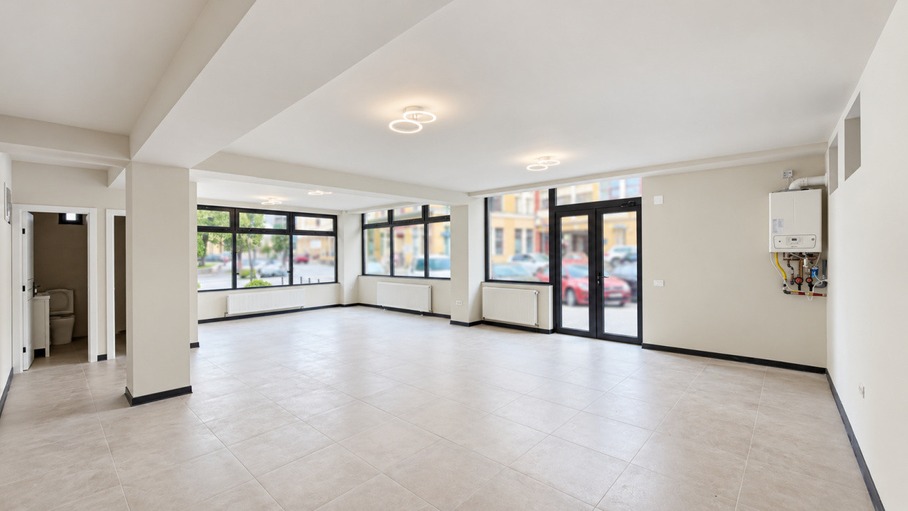 Spatiu comercial 70 mp | Zona Centrala | Open space, multiple utilizari