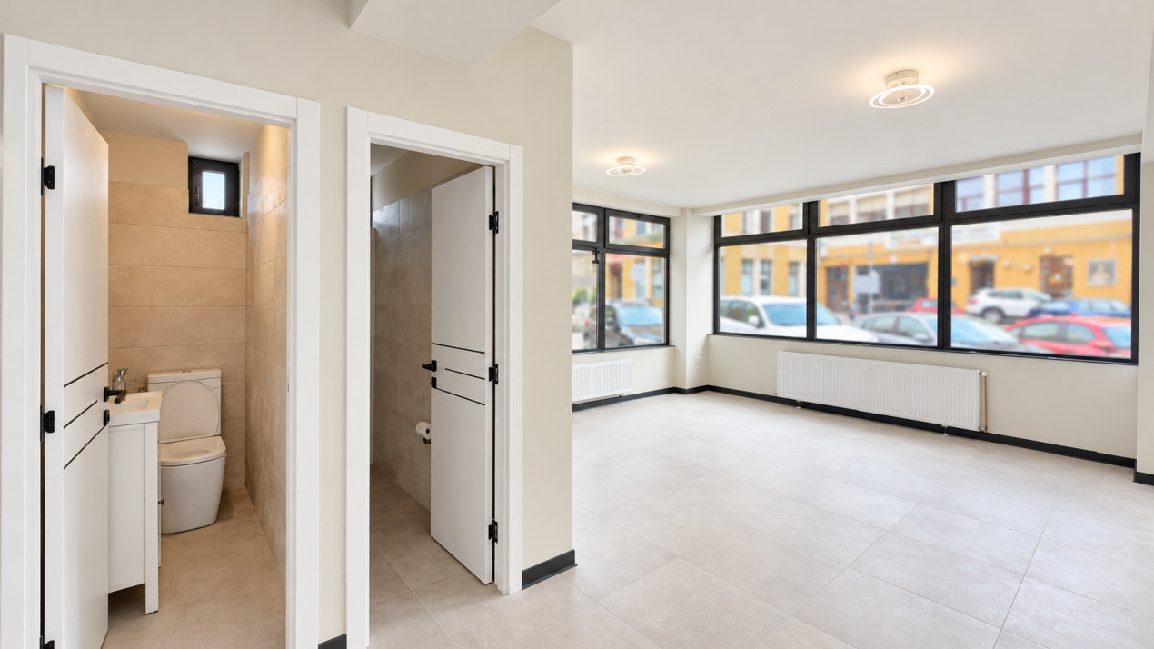 Spatiu comercial 70 mp | Zona Centrala | Open space, multiple utilizari