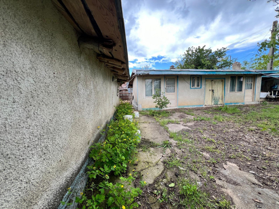 Casă + teren 4430 mp, vie și pomi fructiferi, 22 km de Tecuci