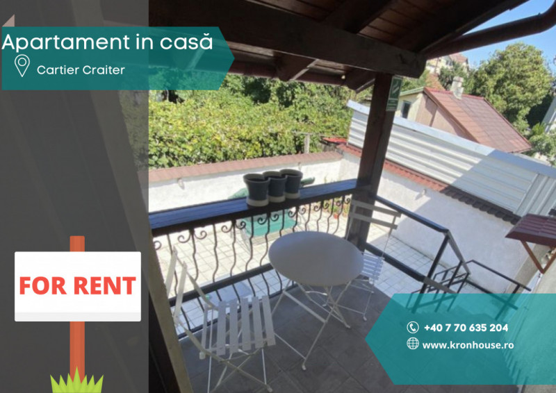 Apartament la casa, cartier Craiter