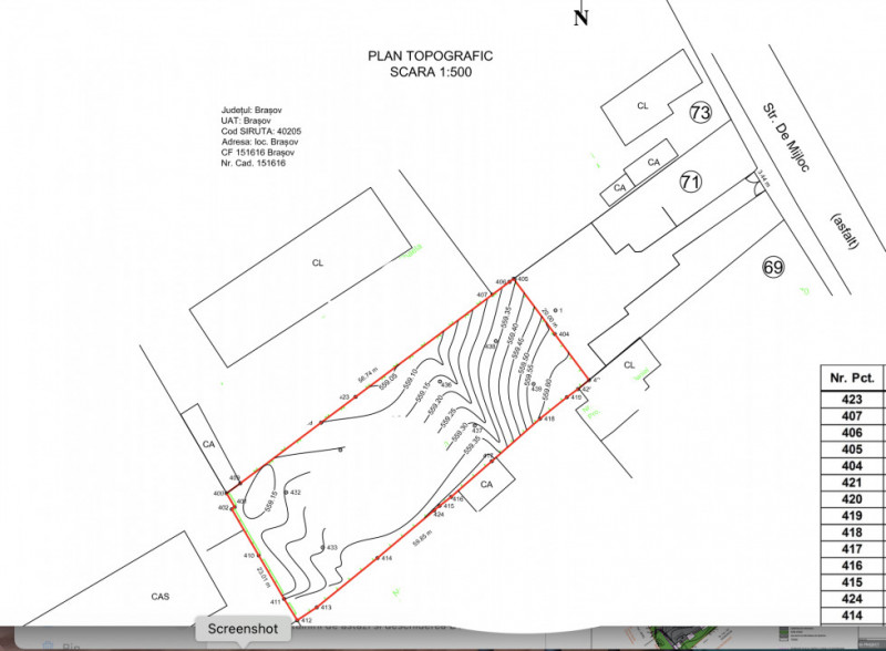 Teren intravilan, pretabil constructii, str. De Mijloc