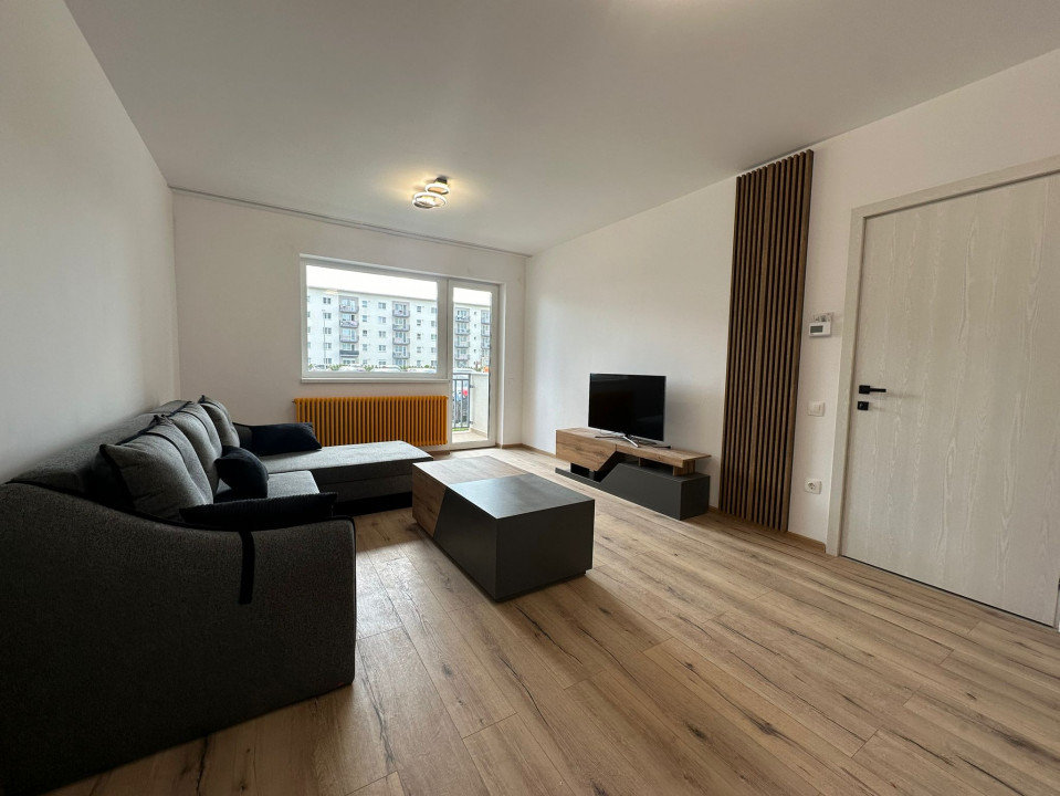 Apartament cu 2 camere, mobilat si utilat in cartierul Tractorul