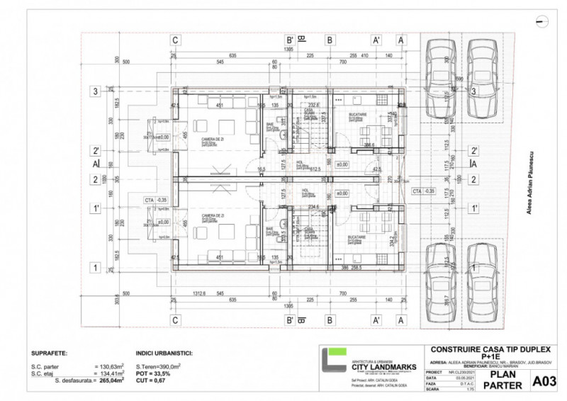 Casa duplex, cartier Tractorul, zona accesibila