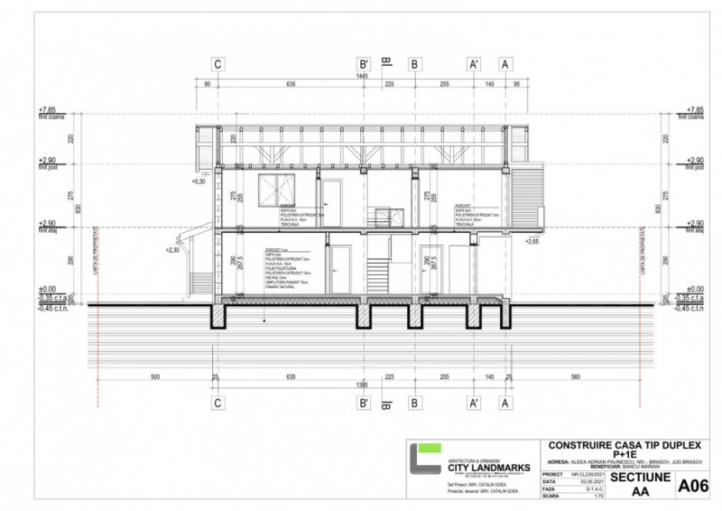 Casa tip duplex, Penthouse pe doua niveluri sau apartament in casa